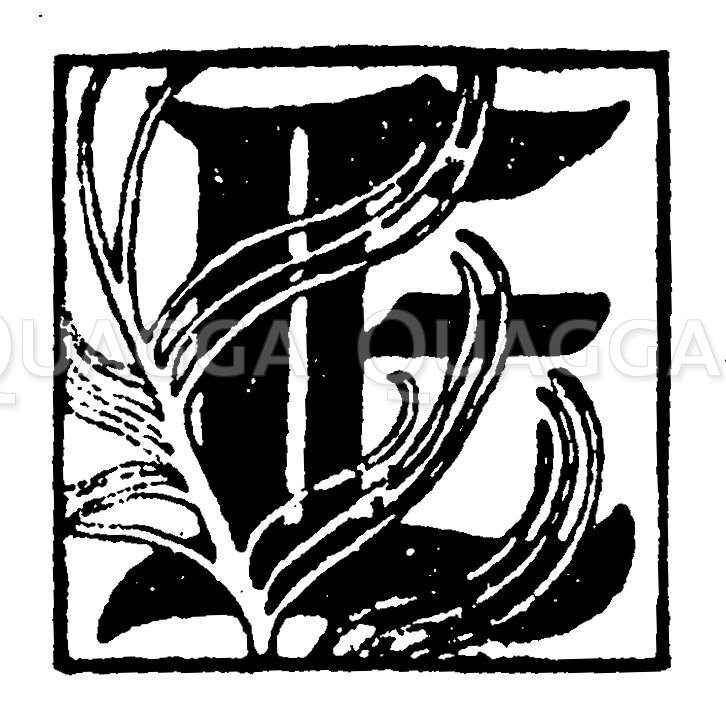 Initiale, Buchstabe E