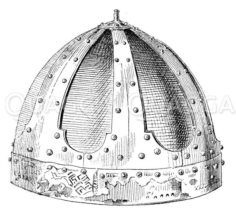 Helm Heinrichs des Löwen Zeichnung/Illustration