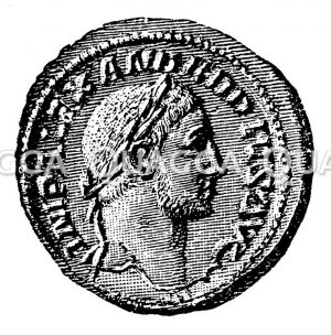 Alexander Severus. Münzporträt nach Imhoof-Blumer