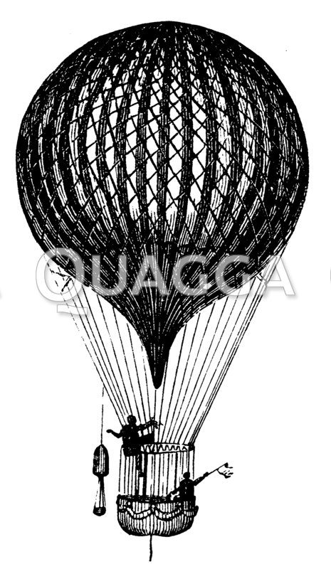 Heißluftballon von Charles (Charlière