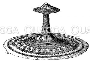 Schmuckplatte aus Erz aus der älteren Bronzezeit