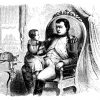 Napoleon Bonaparte und sein Sohn Napoleon Franz Bonaparte Zeichnung/Illustration