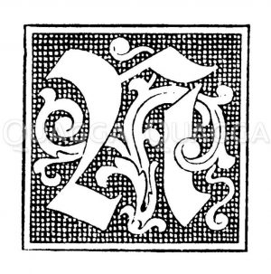 Buchstabe N Zeichnung/Illustration