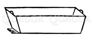 Kastenbrotform Zeichnung/Illustration