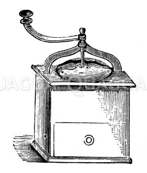 Kaffeemühle Zeichnung/Illustration