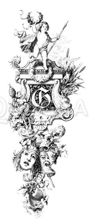 Buchstabe G Zeichnung/Illustration