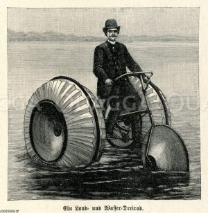 Land- und Wasser-Dreirad