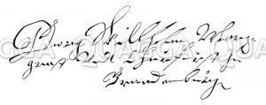 Autograph: Georg Wilhelm