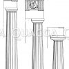 Dorische Säulen