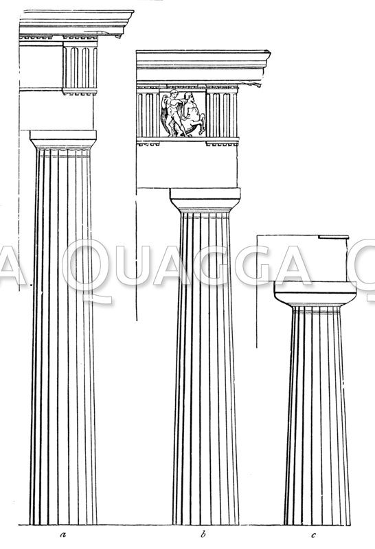 Dorische Säulen