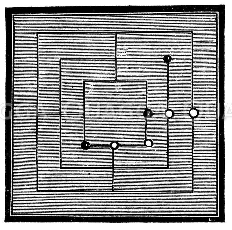  Foto zu Mühlespiel - Quagga Illustrations 