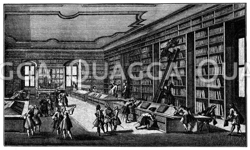 Platz der Eroberungen im 17. Jahrhundert. Nach der Eroberung im 17. Jahrhundert (jetzt Vendomeplatz). Nach einem zeitgenössischen Kupferstich in der Bibliothek nationale zu Paris