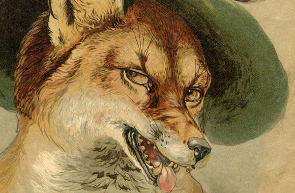 Fuchs als Jäger, Detail