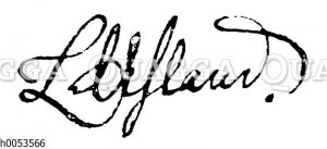 Ludwig Uhland. Autograph