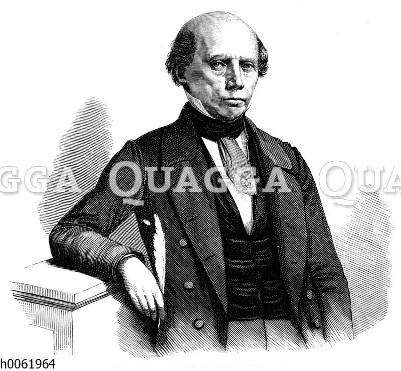 Ludwig Uhland im Jahre 1848