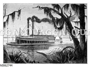 Flußdampfer auf dem Mississippi
