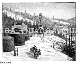 Petroleumgewinnung in Pennsylvanien