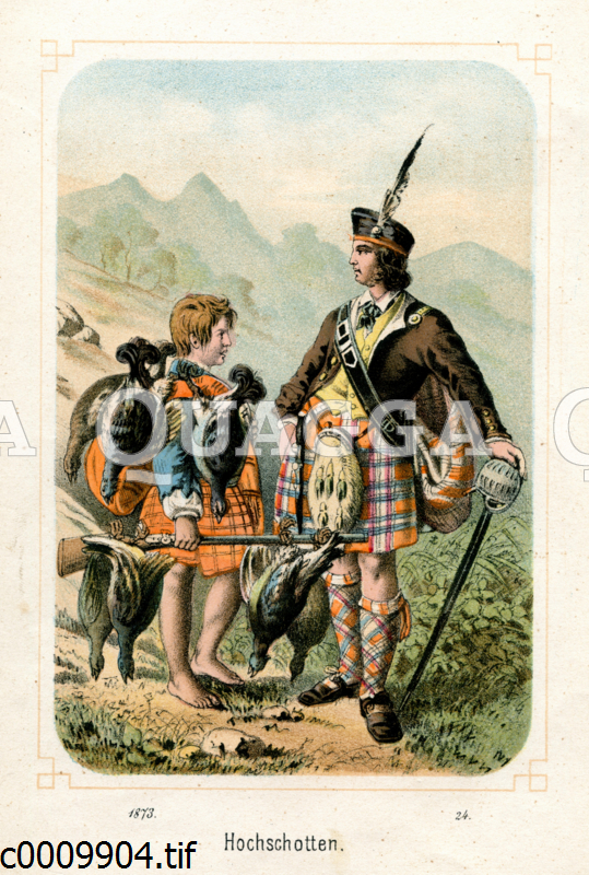 Schotten aus dem schottischen Hochland
