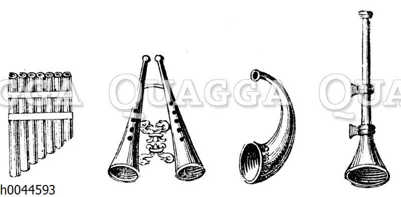 Musikinstrumente aus Pompeji und Herkulaneum: Rohrpfeife