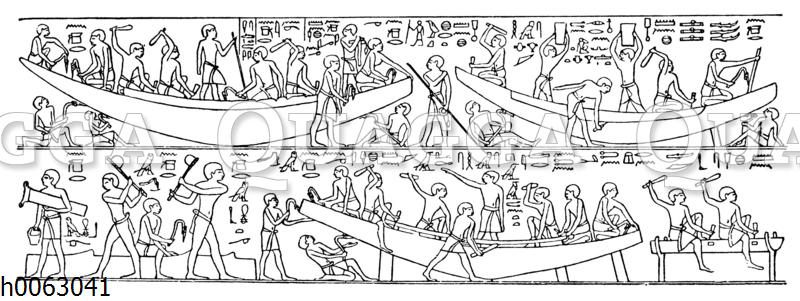Schiffbau im alten Ägypten