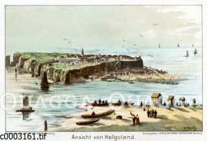 Historische Ansicht von Helgoland