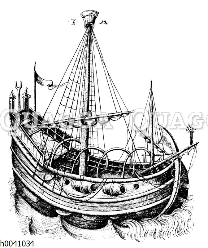 Schiff aus dem 15. Jahrhundert