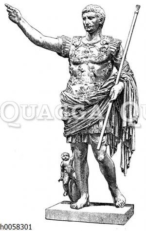 Kaiser Augustus. Statue im Vatikan
