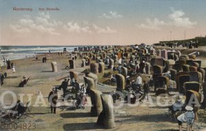 Norderney. Szene am Strand