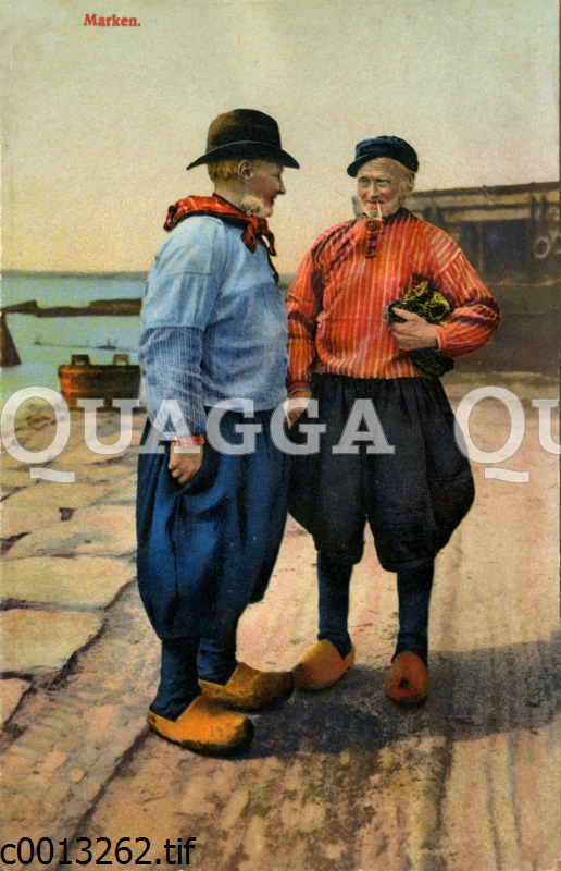 Zwei ältere Männer auf der Insel Marken