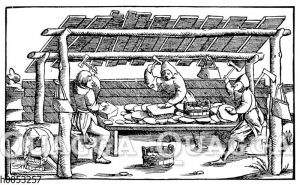 Bearbeitung von Gold- und Silbererzen im 16. Jahrhundert