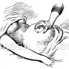 Geburt: Massage der schwangeren Gebärmutter