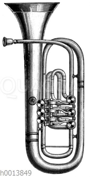 Bassflügelhorn (aufrechte Form)