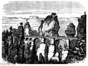 Basteibrücke in der Sächsischen Schweiz