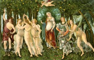 Primavera. Nach dem Gemälde von Sandro Botticelli