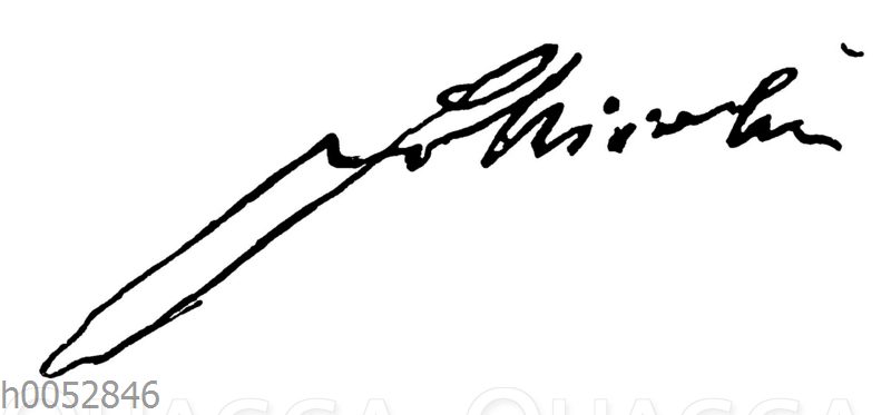 Friedrich Nicolai: Autograph