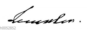 Herzogin Amalia von Weimar: Autograph