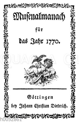 Titel des ersten deutschen Musenalmanachs