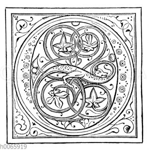 Ornament: Drache