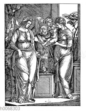 Das große Opfer des Priapus