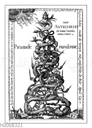 Die papistische Pyramide. Holländische