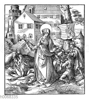 Hans Burgkmair: Die heilige Elisabeth