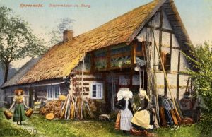 Spreewald: Bauernhaus in der Ortschaft Burg