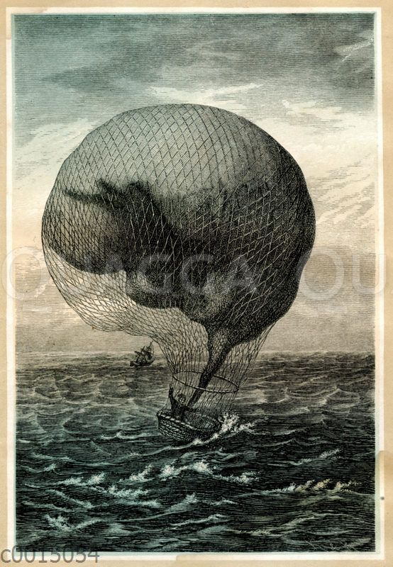 Absturz eines Heißluftballons ins Meer