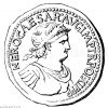 Nero auf einer Münze