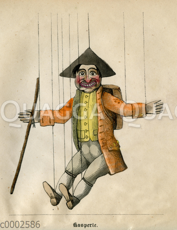 Kaspele-Figur aus Das Puppenspiel vom Doktor Faust