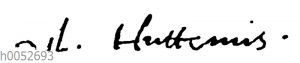 Ulrich von Hutten: Autograph