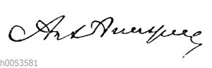 Anastasius Grün: Autograph