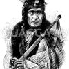 Laufender Hirsch. Mitglied der Indianer-Deputation in Washington