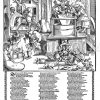 Satirisches Flugblatt aus dem Jahre 1577 über Mönche und Nonnen