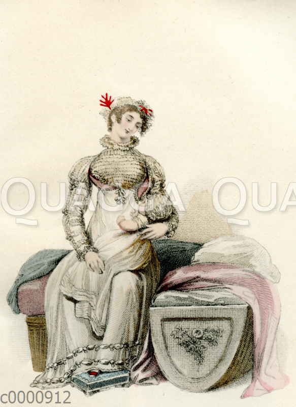 Damenmode um 1814